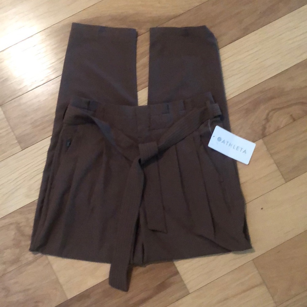 NWT Athleta Skyline II Pants Plaid Size 4